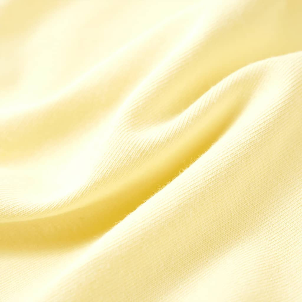 Kids T-Shirt Cotton Soft Yellow 116 Children's Top Kids Clothing Kids Wear 116