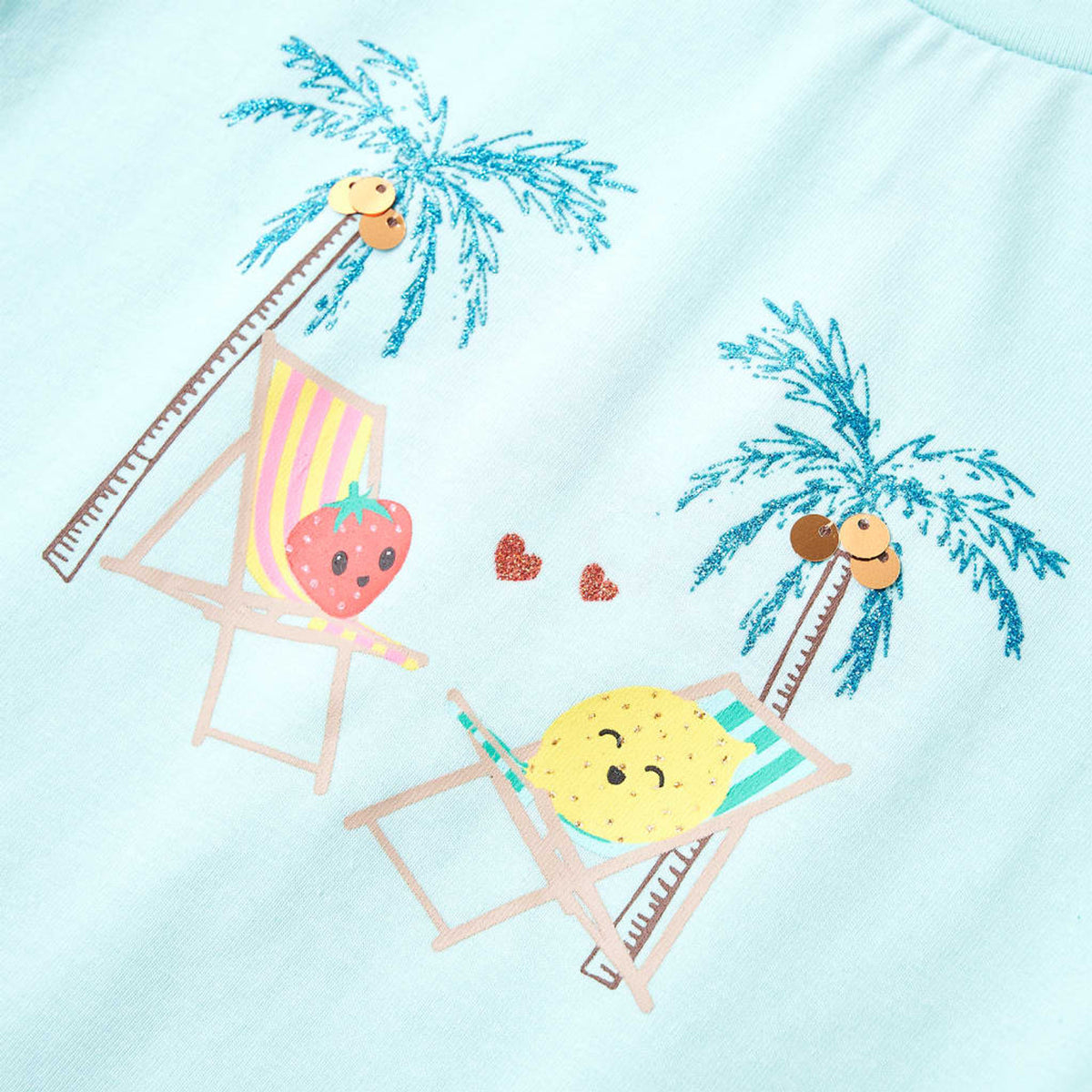 Kids T-Shirt Cotton Light Aqua 140 Children's Top Kids Clothing Kids Wear 140