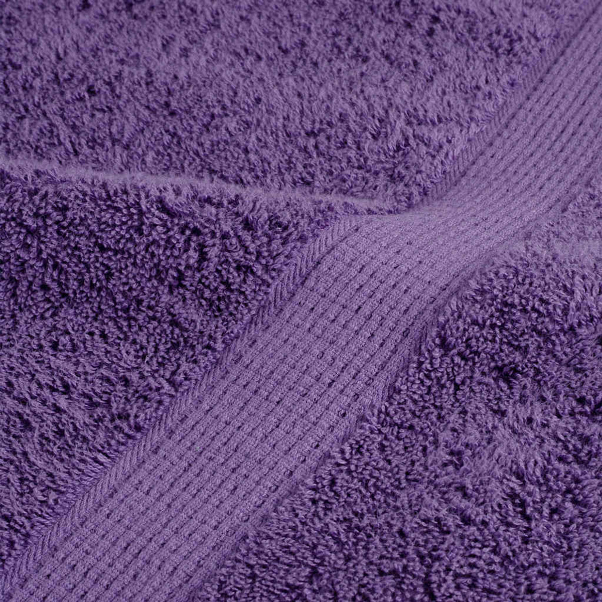 Towel Cotton Purple 200 x 100 cm Bathroom Bath Linen Home Towels 4 pcs SOLUND