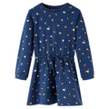 Dress Cotton Navy Blue 140 Kids' Dresses Kids' Dresse Kids'Dress Long 140
