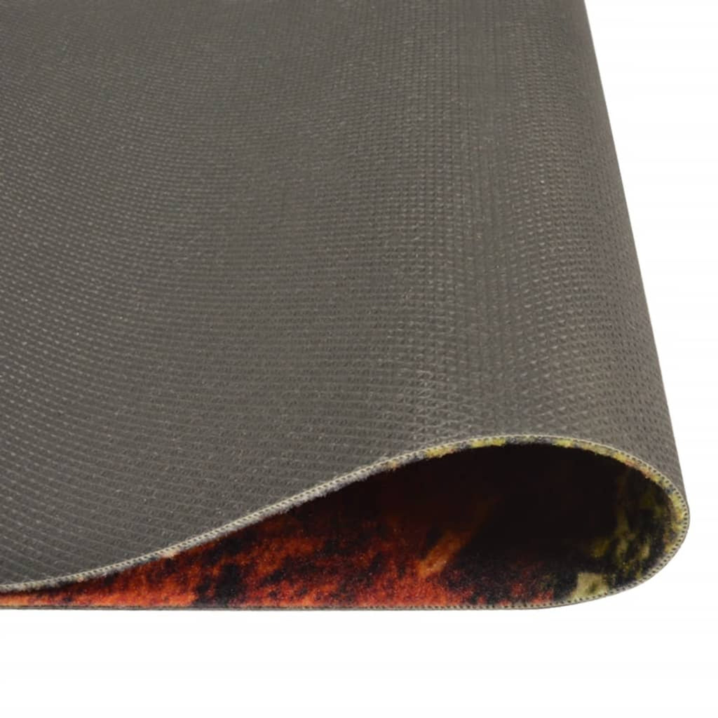 Rug Velvet (100% Polyamide) Multicolour 300 x 60 x 0.5 cm Floor Mat Variant 2