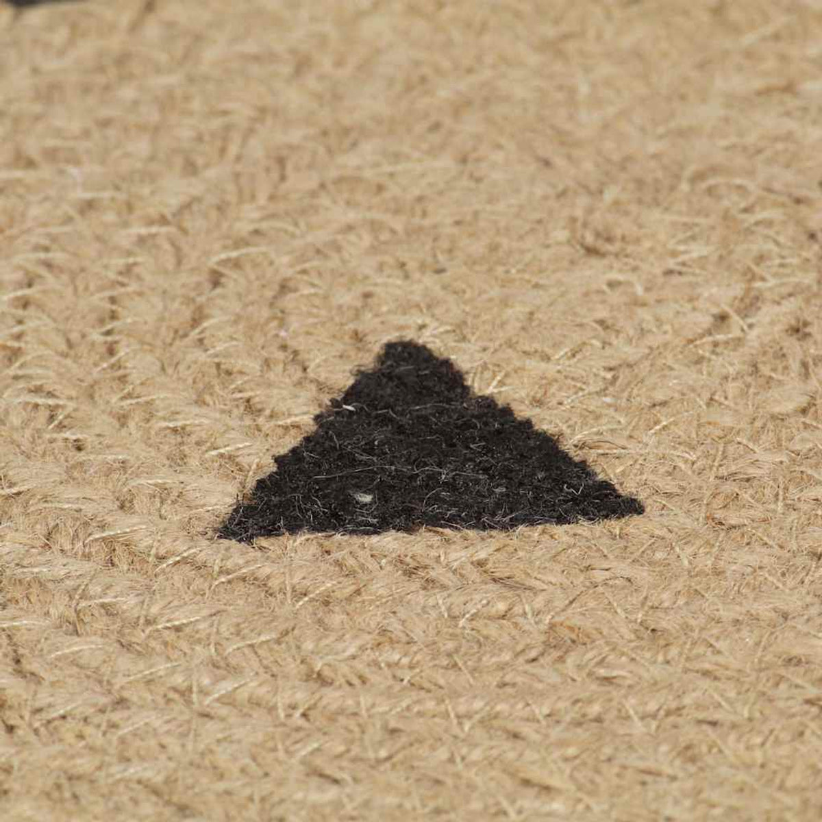 Rug Braided Jute Natural 150 x 150 cm Floor Mat Home Decor Floor Variant 3