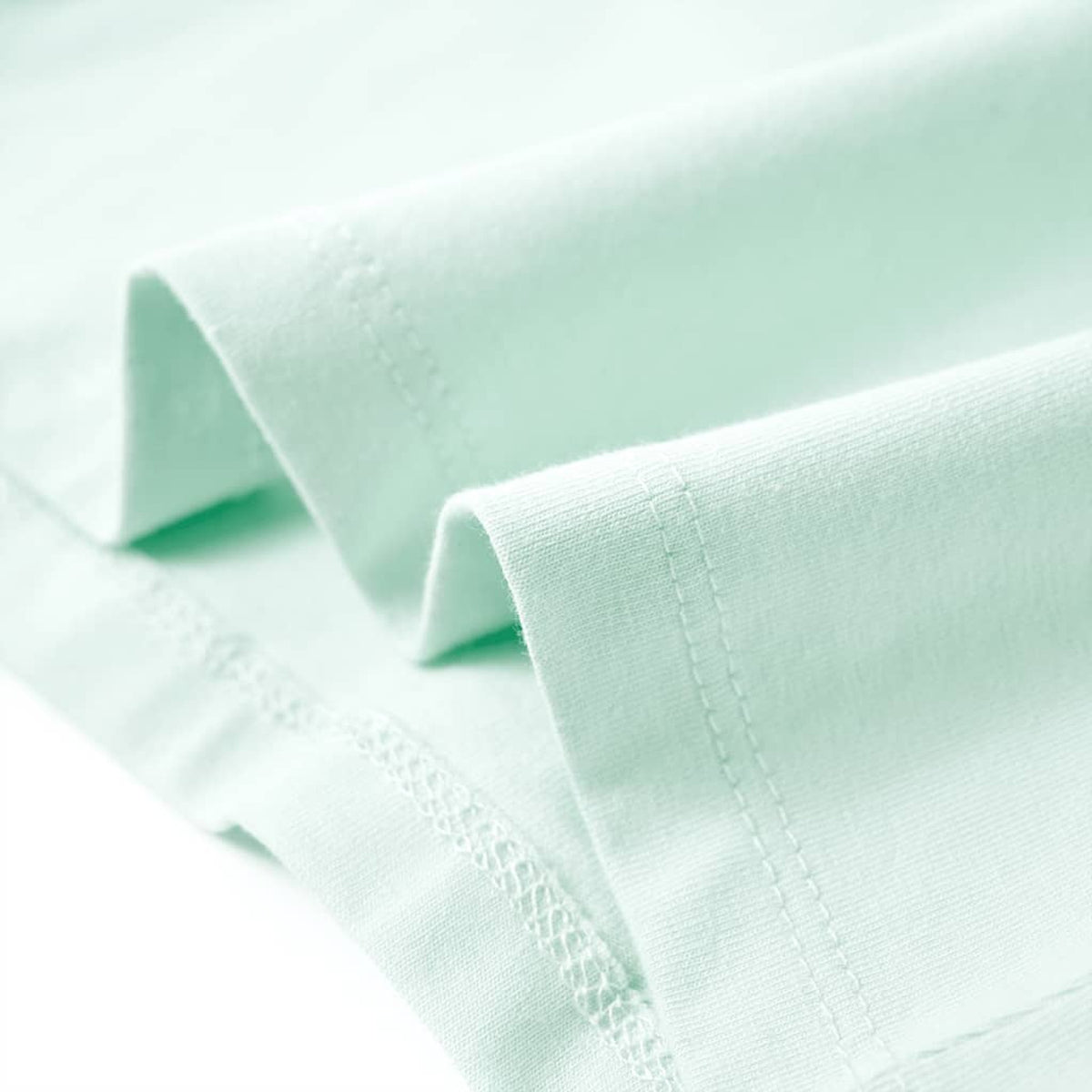 Kids T-Shirt Cotton Light Mint 116 Children's Top Kids Clothing Kids Wear 116