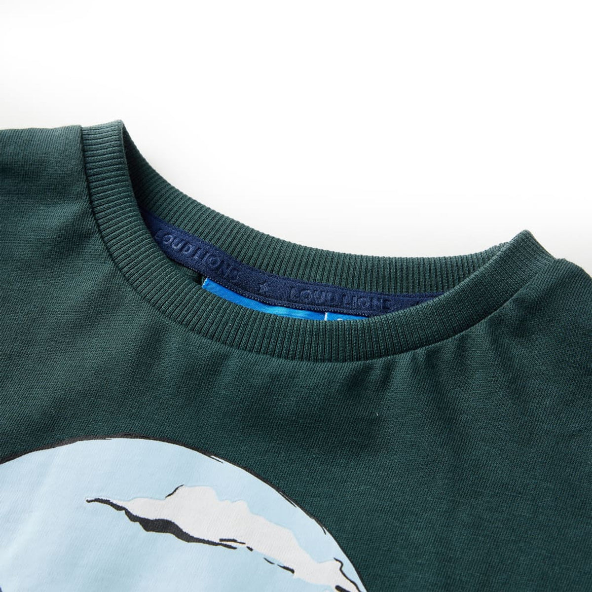 Kids T-Shirt Cotton Dark Green 128 Children's Top Kids Clothing Kids Variant 2