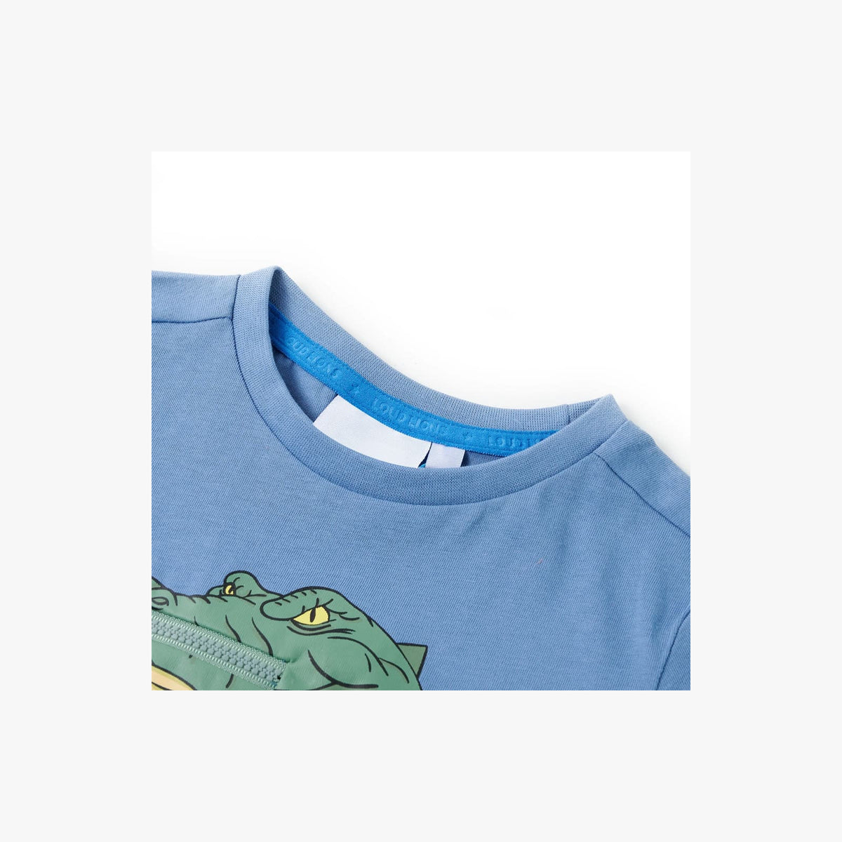 Kids T-Shirt Cotton Medium Blue 128 Children's Top Kids Clothing Variant 2