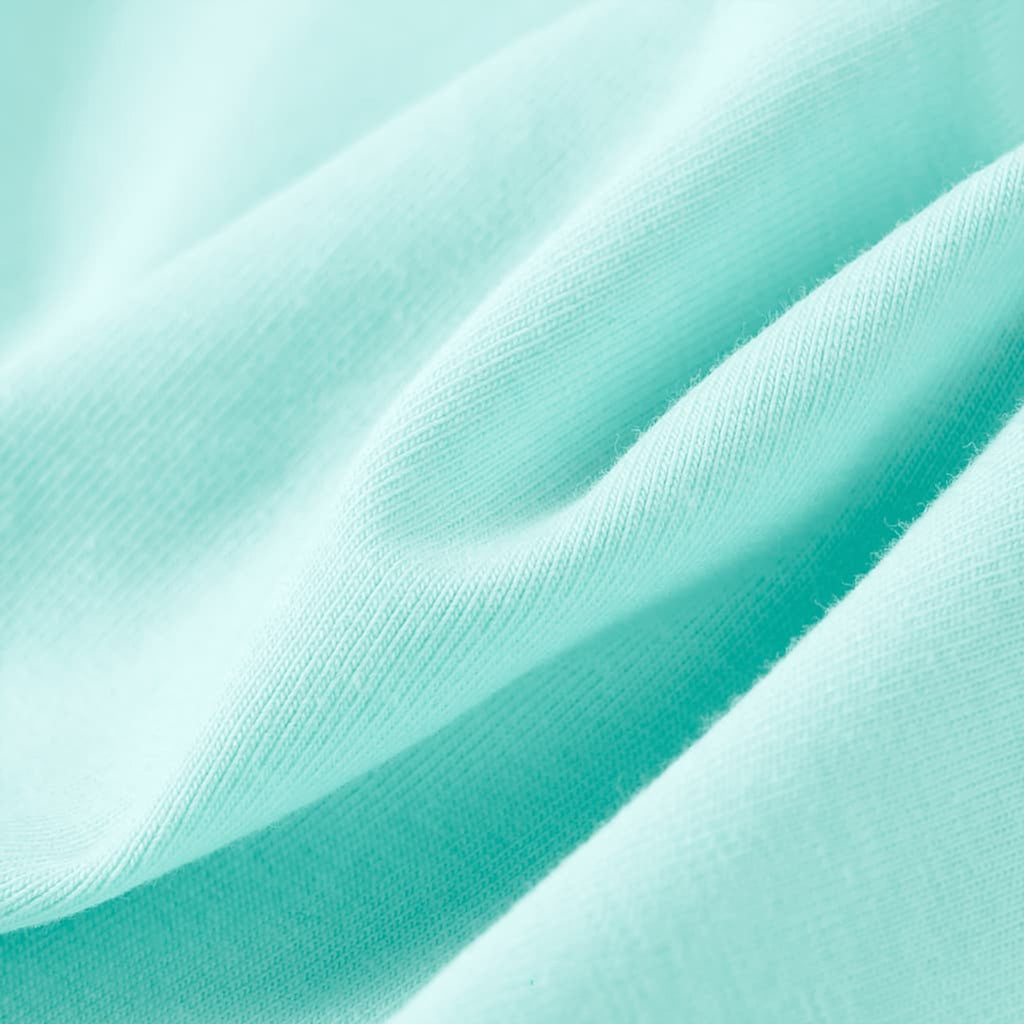 Kids T-Shirt Cotton Light Aqua 104 Children's Top Kids Clothing Kids Wear