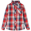 Kids'Plaid Shirt Cotton Red 116 Kids Clothing Children's Wear Kids' Tops 116