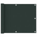 Balcony Screen Dark Oxford Fabric Dark Green Waterproof UV Resistant 75 x 600