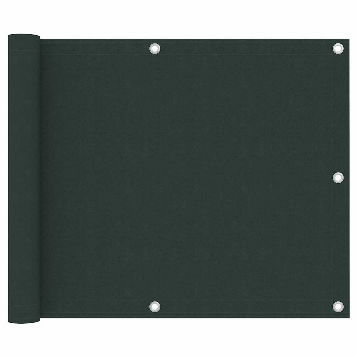 Balcony Screen Dark Oxford Fabric Dark Green Waterproof UV Resistant 75 x 600
