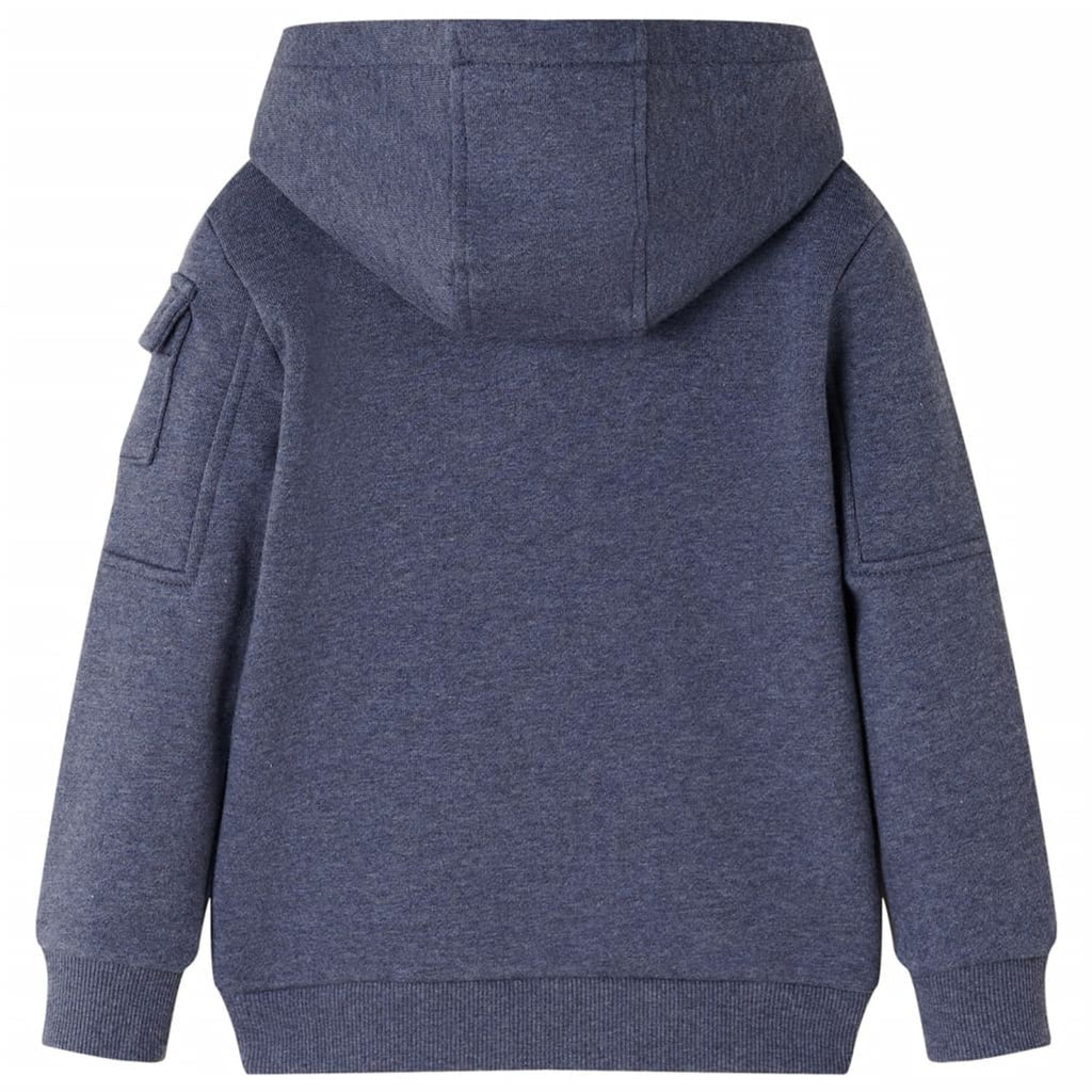Sweatshirt Cotton Dark Blue Melange 128 Kids Clothing Children's Top Variant 2