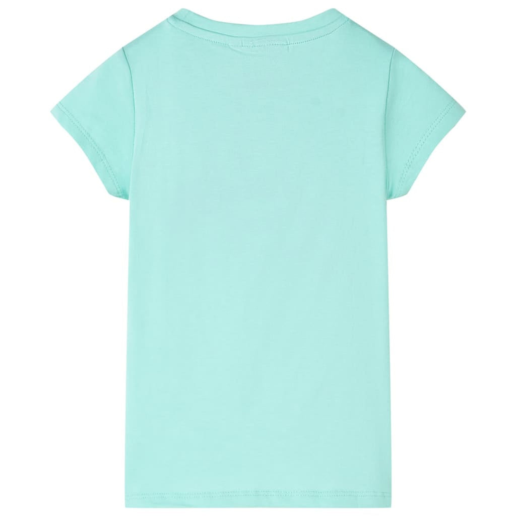 Kids T-Shirt Cotton Light Mint 140 Children's Top Kids Clothing Kids Variant 3