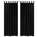 Curtain Black 140 x 175 cm Window Dressing Home Furnishings Window Covering