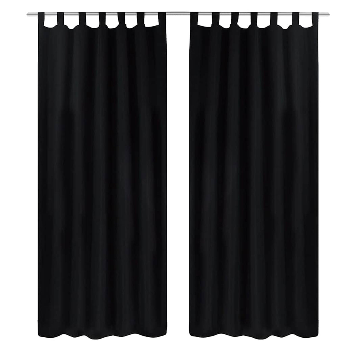 Curtain Black 140 x 175 cm Window Dressing Home Furnishings Window Covering