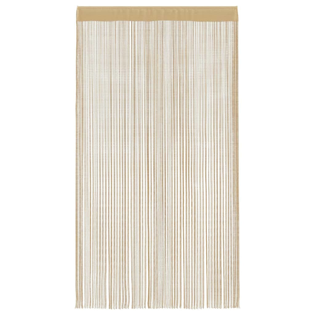 Curtain Fabric Beige 140 x 250 cm Window Dressing Home Furnishings Curtains