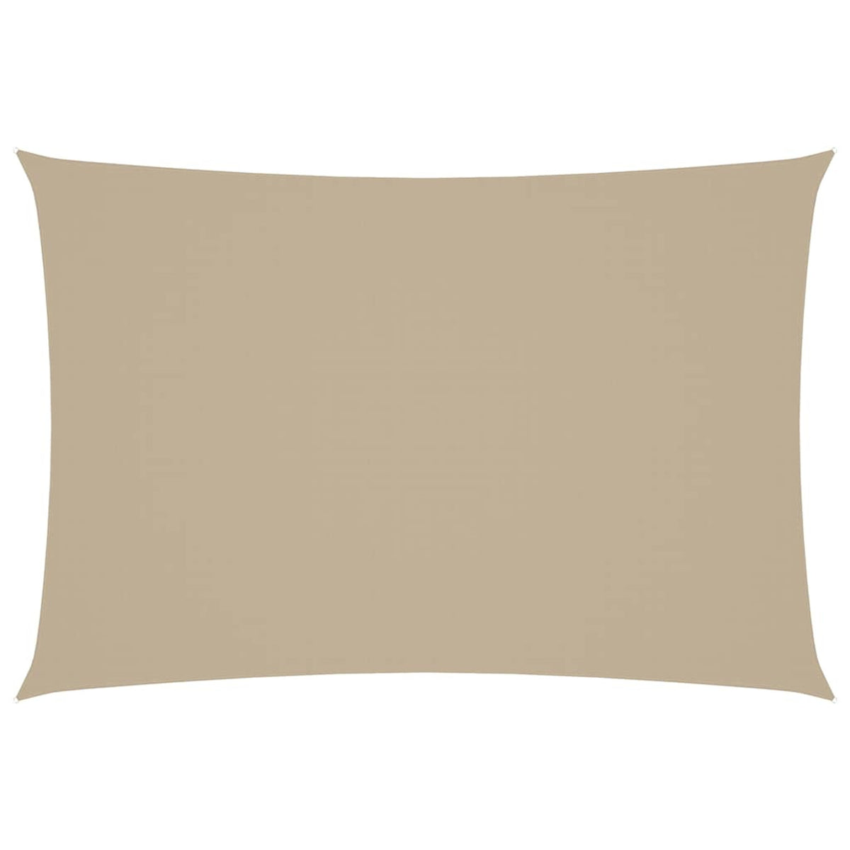 Sunshade Sail Oxford Fabric Beige Water Resistant UV Resistant 250 x 450 cm
