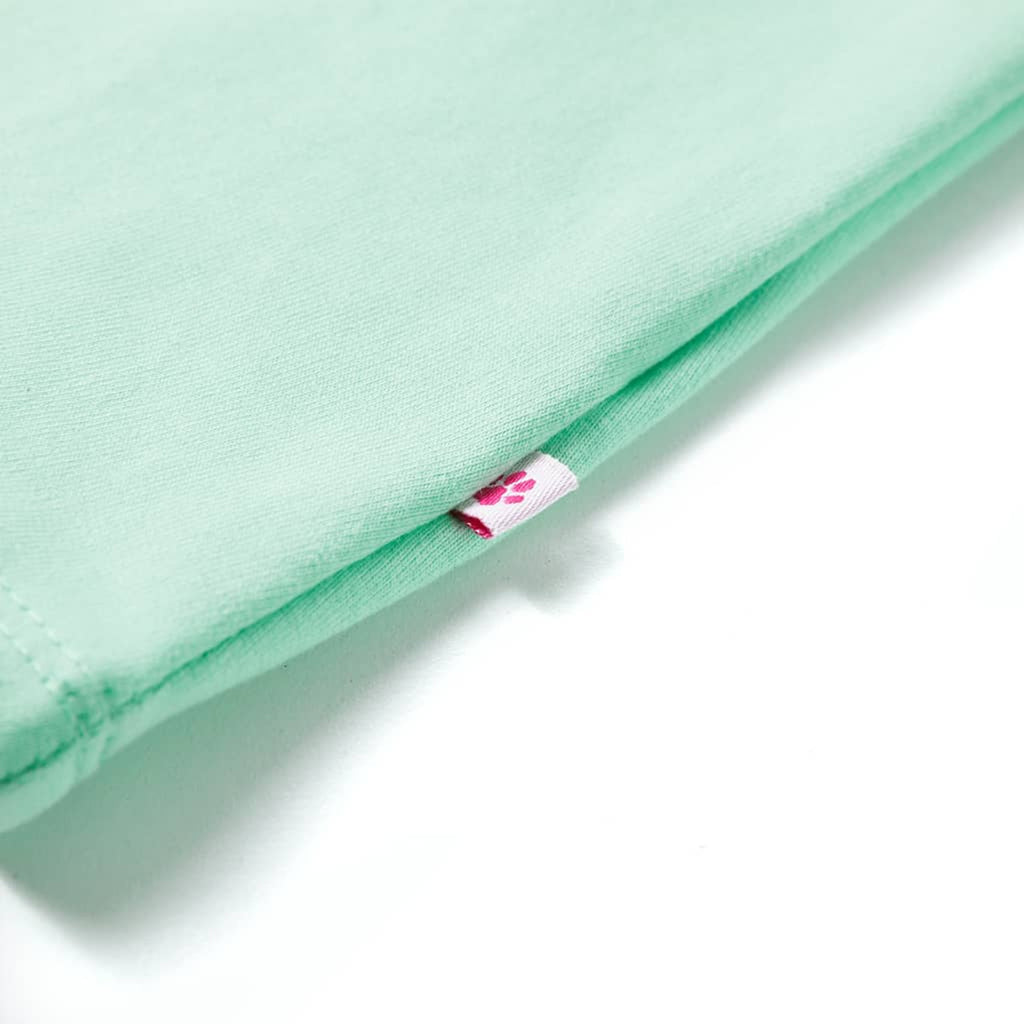 Dress Cotton Bright Green 104 Kids' Dresses Kids' Dresse Kids'Dress Drawstring