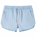 Shorts Cotton Soft Denim Blue 128 Kids' Bottoms Kids' Bottom Kids'Shorts 128