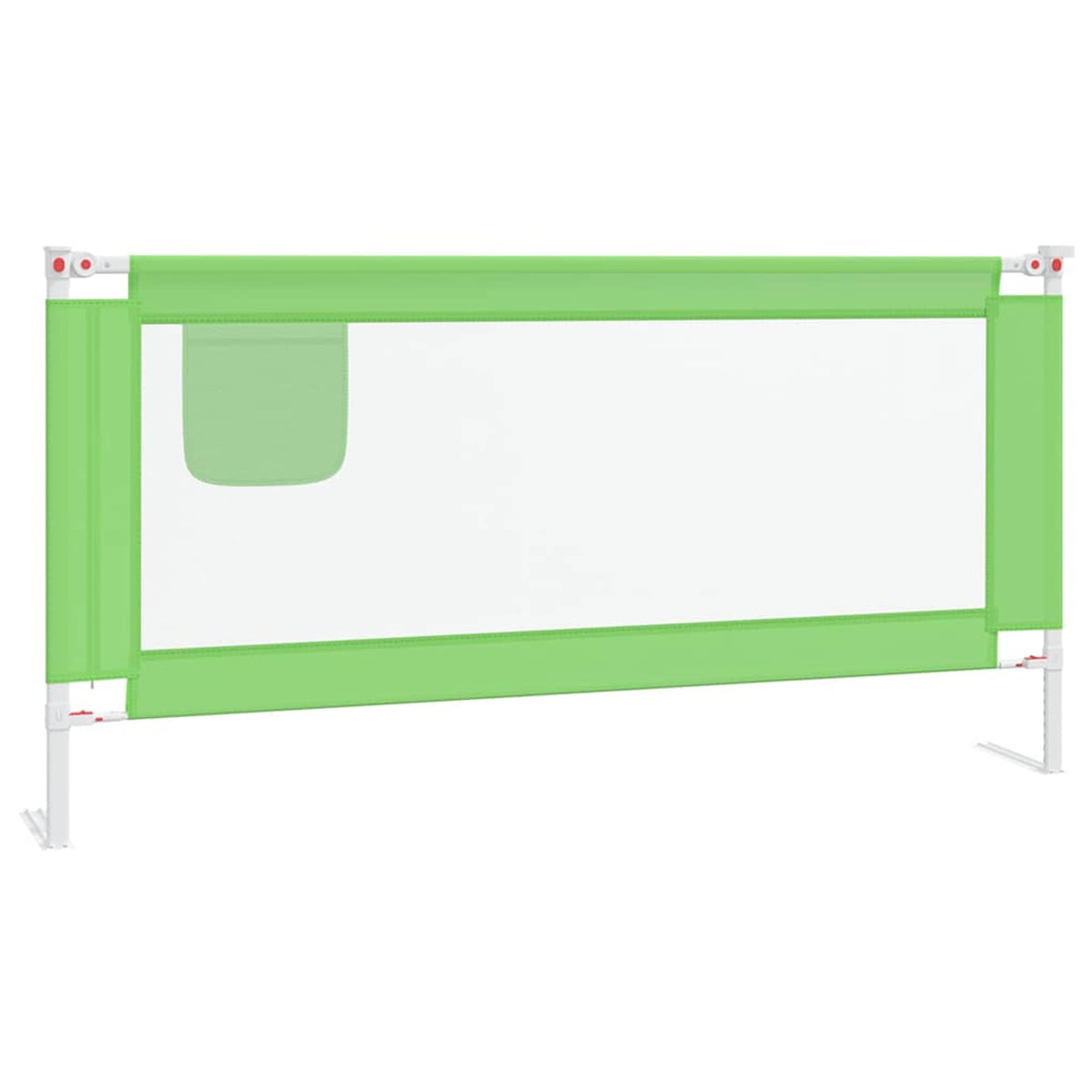 Toddler Safety Bed Rail Fabric (100% Polyester) Green 180 x 25 x 95 cm
