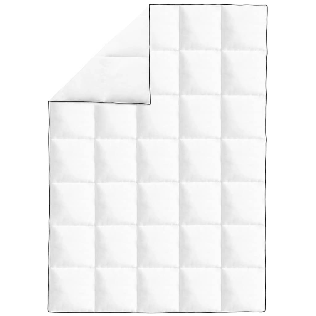 Duvet Feathers White 220 x 155 cm Quilt Bedding Bedroom Quilts & Duvets 2 pcs