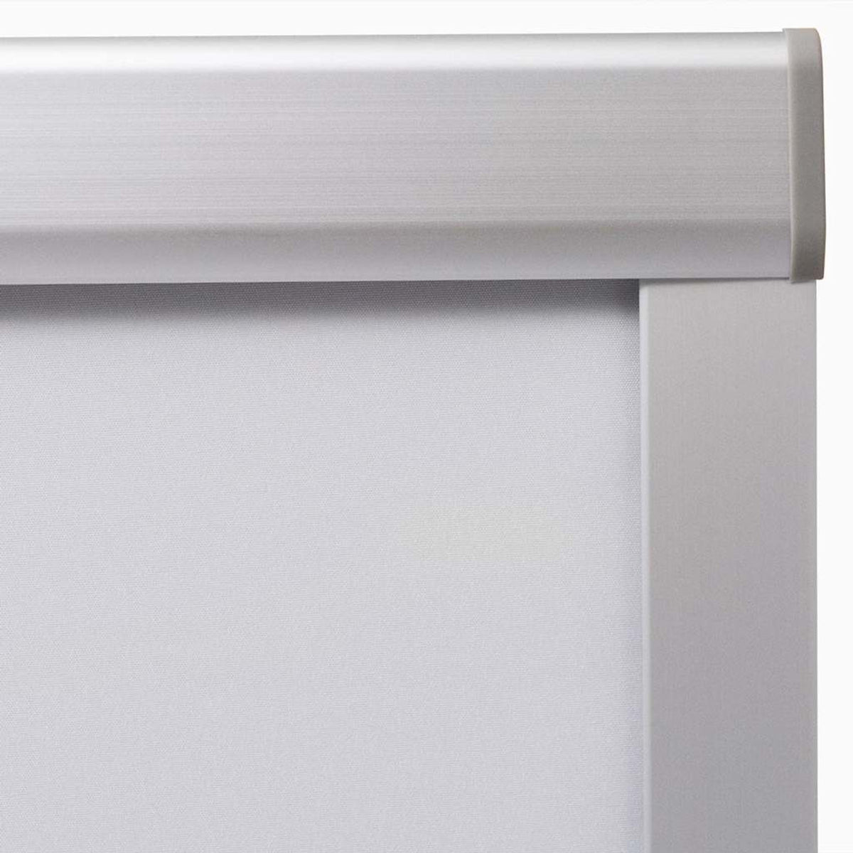 Roller Blind Blackout Fabric White 60.3 x 118 cm Window Shade Window Covering