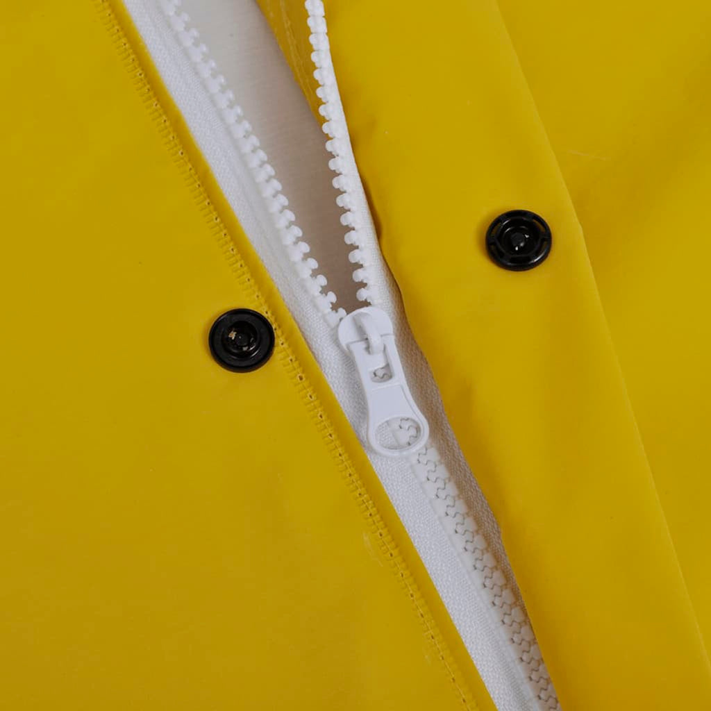 Waterproof Heavy-Duty Long Raincoat High-Quality Fabric With Wat Yellow x x L