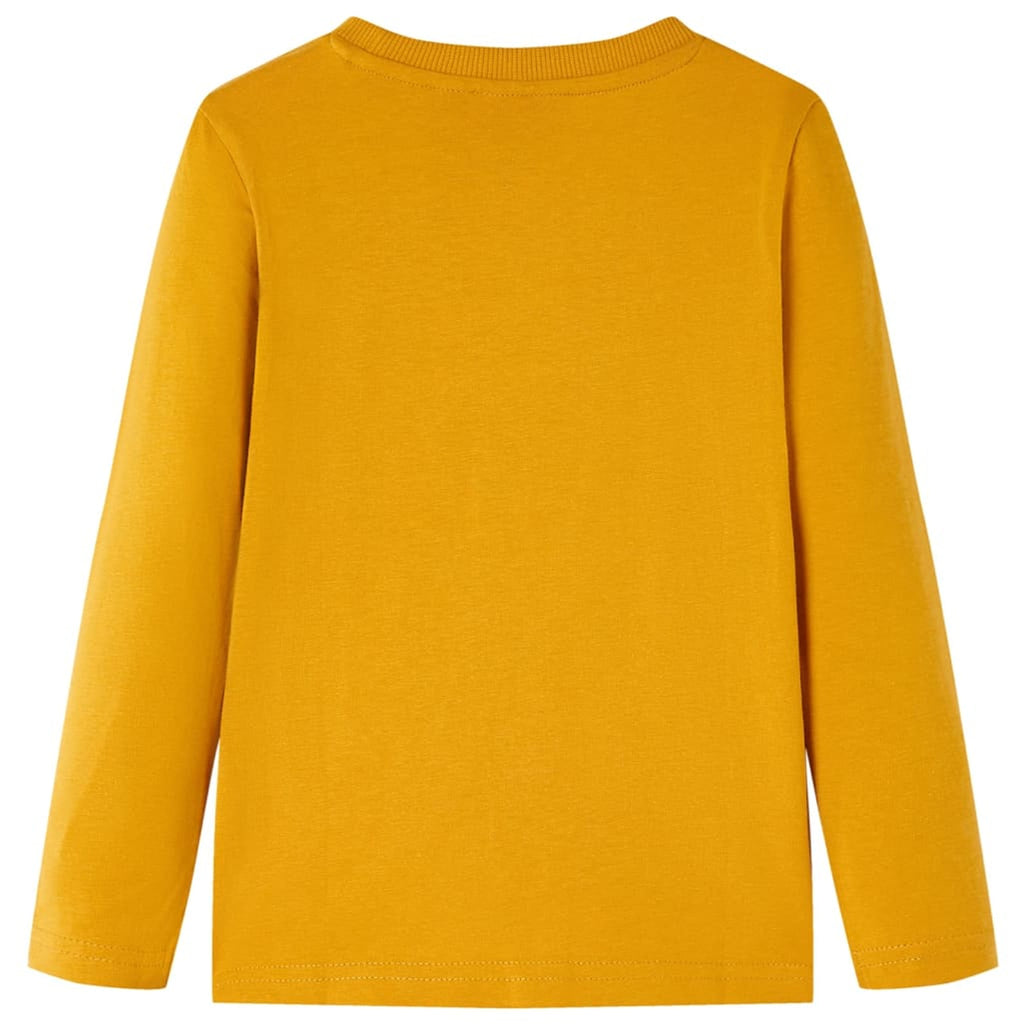 Kids T-Shirt Cotton Ochre 128 Children's Top Kids Clothing Kids Wear Variant 5
