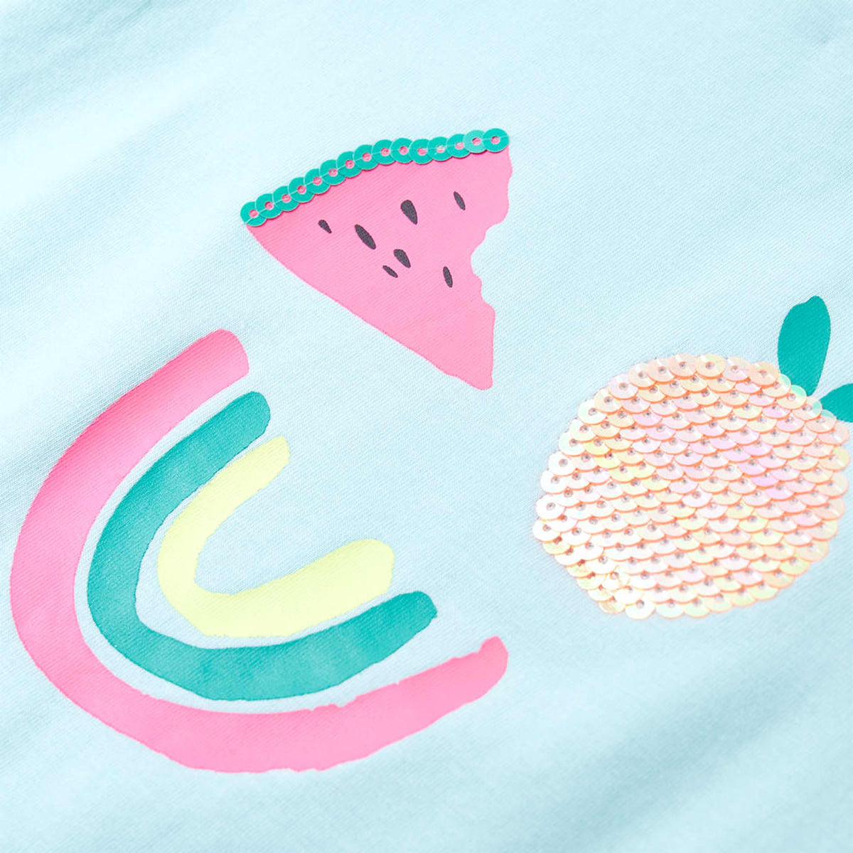 Kids T-Shirt Cotton Light Aqua 128 Children's Top Kids Clothing Kids Variant 5