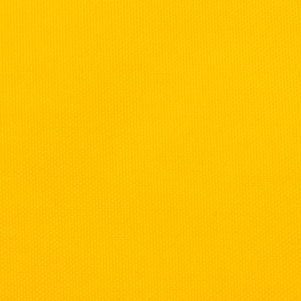 Sunshade Sail Oxford Fabric Yellow Water Resistant UV Resistant 500 x 800 cm