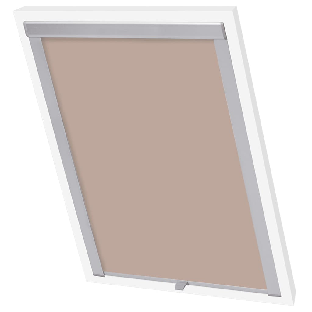 Roller Blind Blackout Fabric Beige 61.3 x 116 cm Window Shade Window Covering