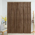 Blackout Curtain Velvet Beige 290 x 245 cm Window Dressing Home Variant 2