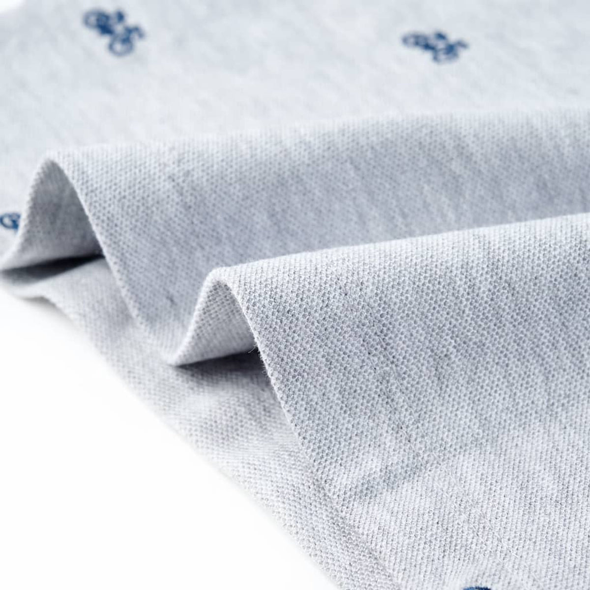 Kids'Polo Shirt Melange Cotton Grey Melange 104 Kids Clothing Children's Wear