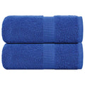 Towel Cotton Blue 30 x 30 cm Bathroom Bath Linen Home Towels 2 pcs Wash 30x30cm