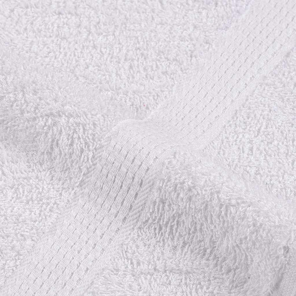 Towel Cotton White 50 x 30 cm Bathroom Bath Linen Home Towels 10 pcs Guest