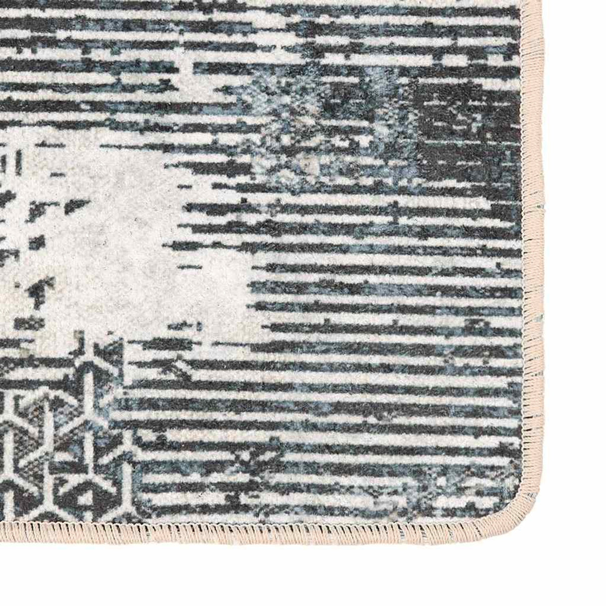 Rug Polyester Multicolour 80 x 0.4 x 150 cm Floor Mat Home Decor Variant 3