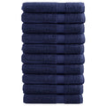 Towel Cotton Navy Blue 200 x 80 cm Bathroom Bath Linen Home Towels Variant 2