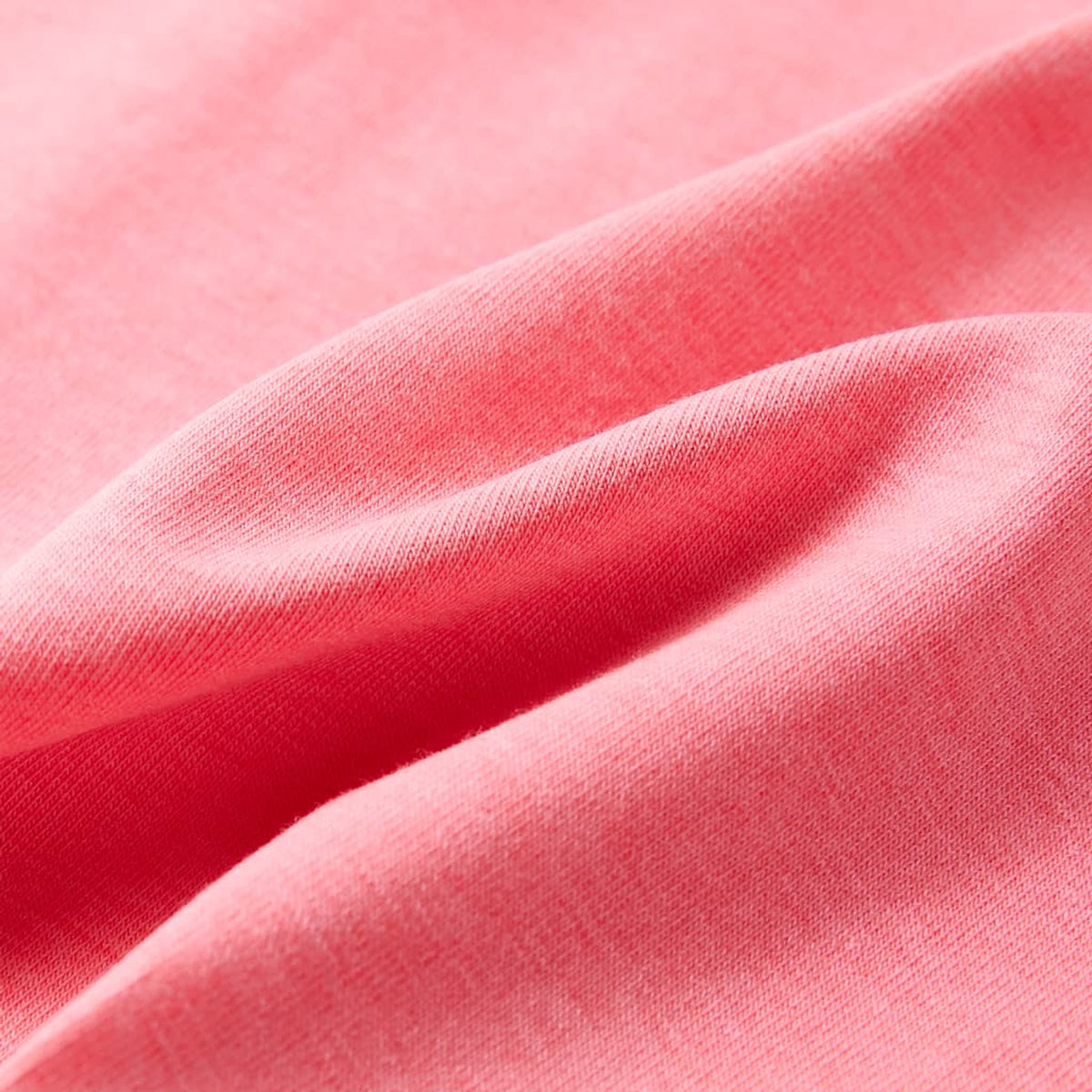 Kids T-Shirt Cotton Neon Pink 128 Children's Top Kids Clothing Kids Wear 128