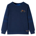Sweatshirt Cotton Navy Melange 92 Kids Clothing Children's Top Kids Wear 92