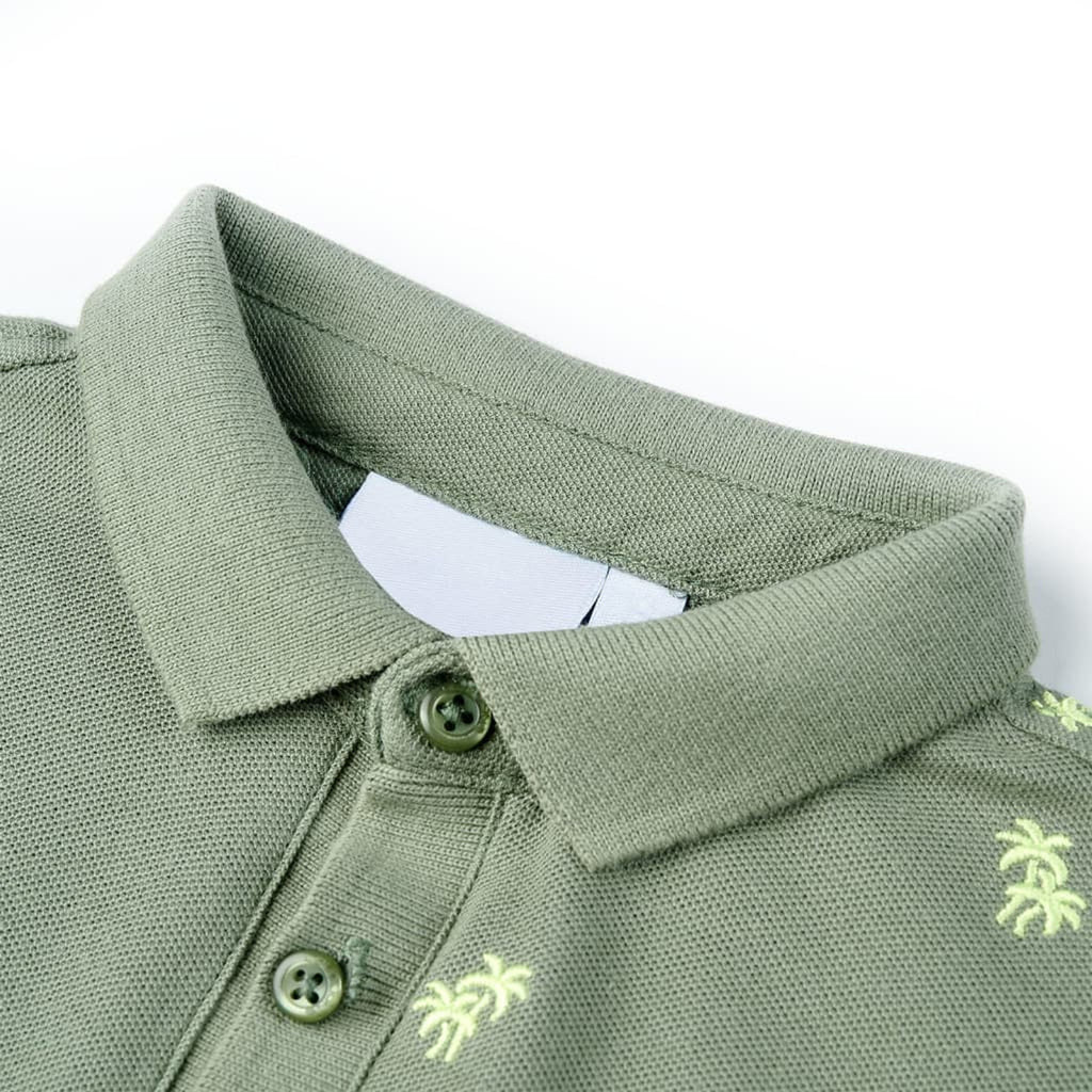 Kids'Polo Shirt Khaki Cotton 116 Kids Clothing Children's Wear Kids' Tops 116