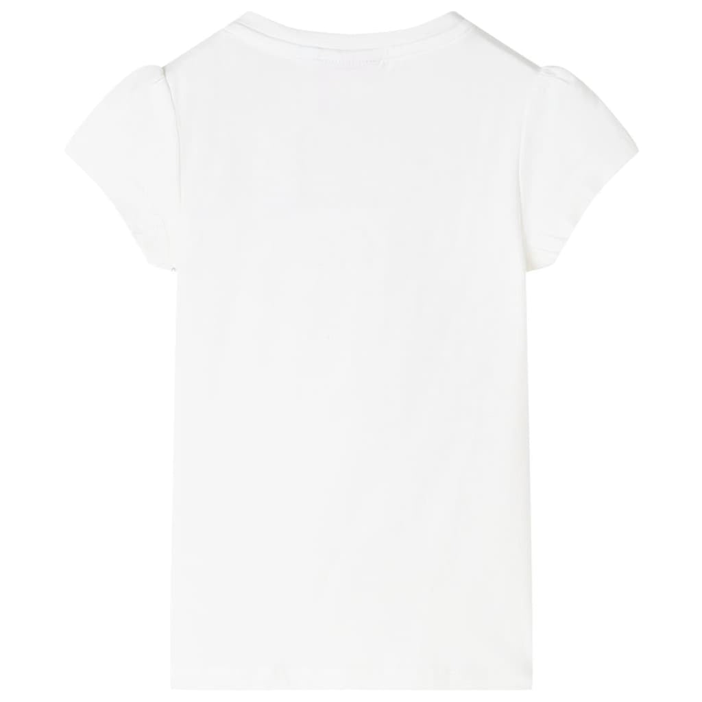 Kids T-Shirt Cotton Ecru 140 Children's Top Kids Clothing Kids Wear Variant 3