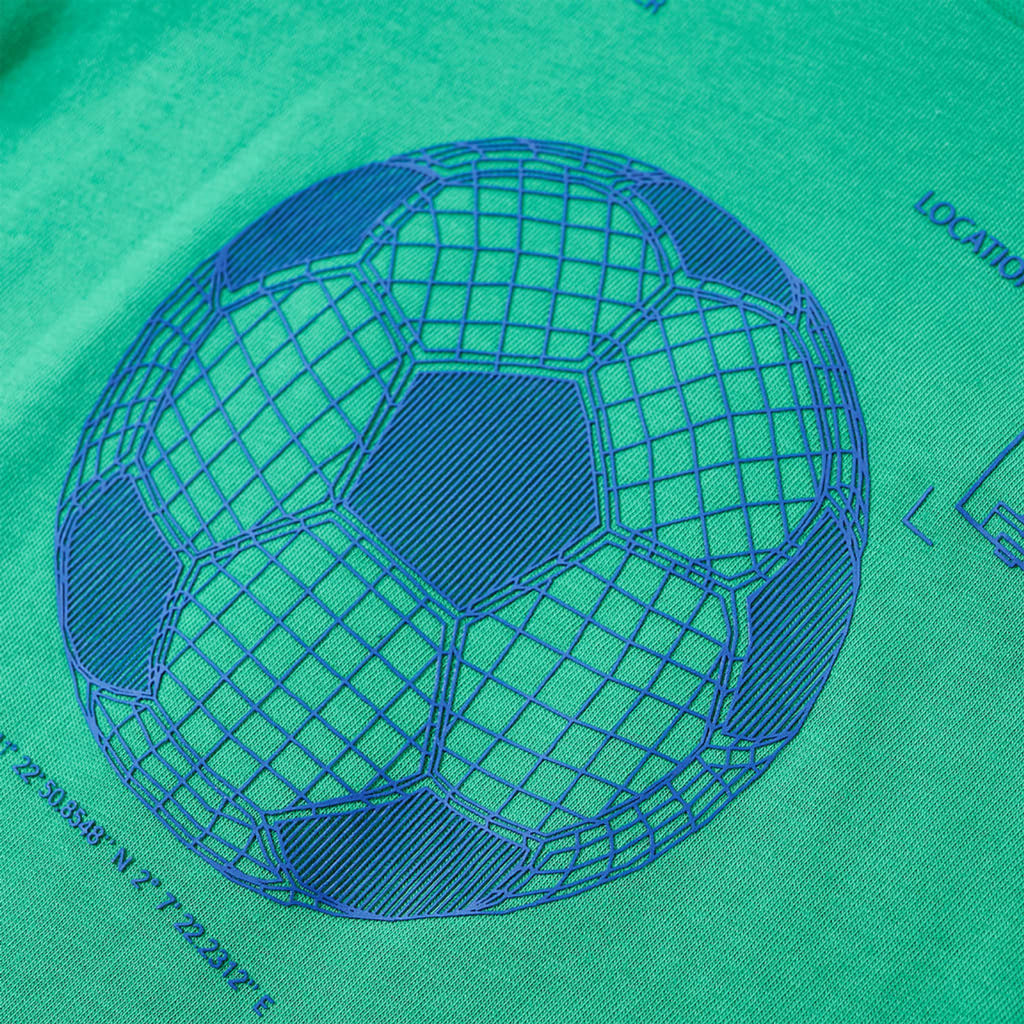 Kids T-Shirt Cotton Green 104 Children's Top Kids Clothing Kids Wear Variant 3