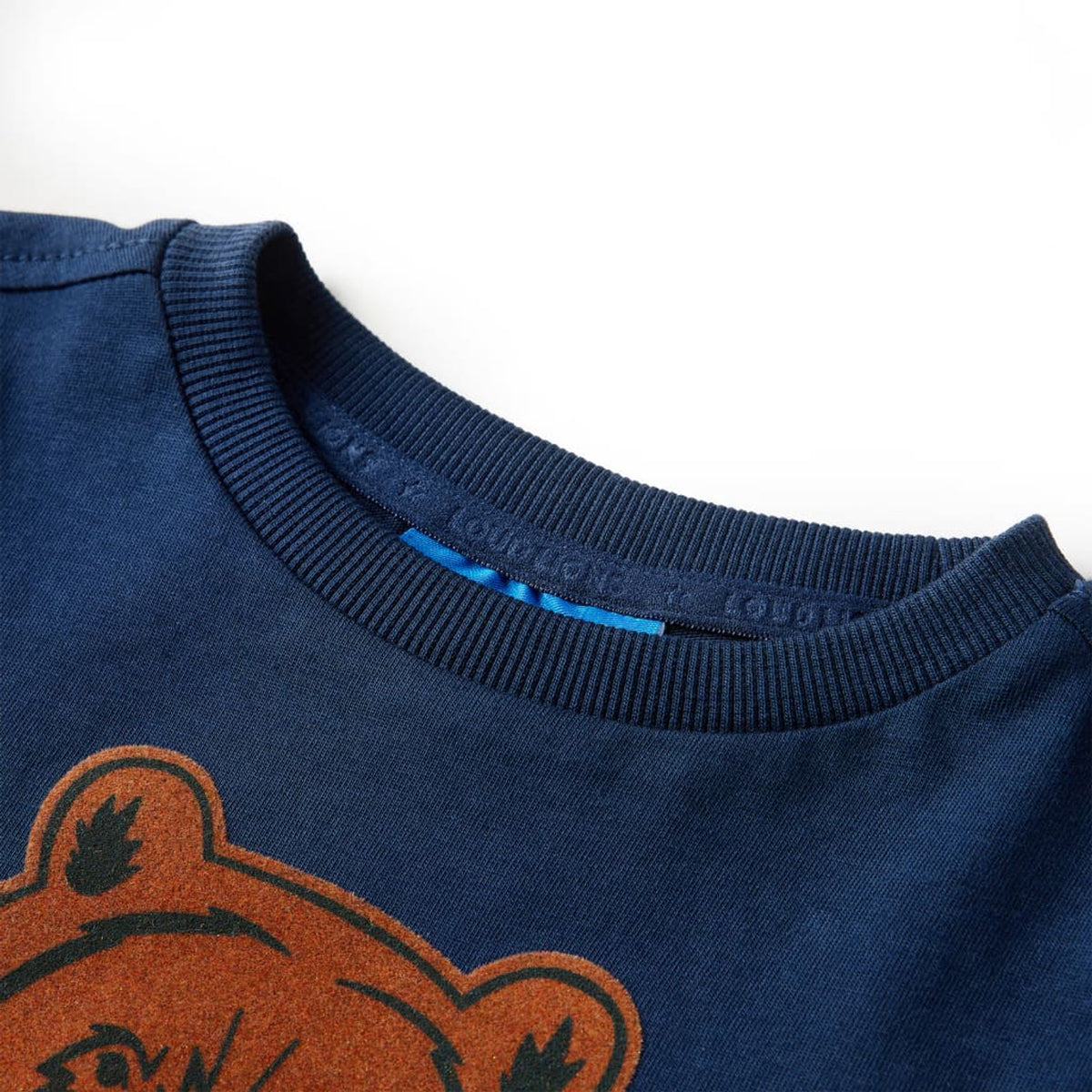 Kids T-Shirt Cotton Navy Blue 128 Children's Top Kids Clothing Kids Variant 4