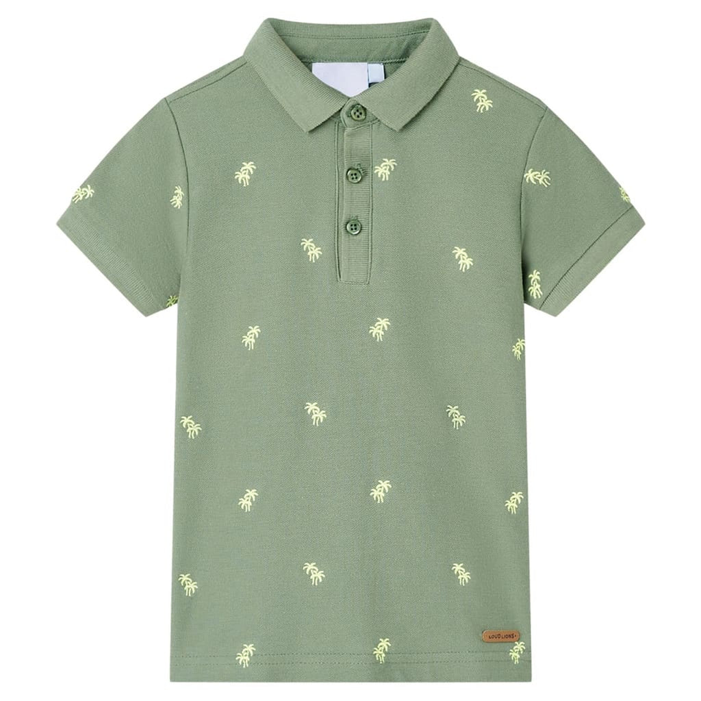 Kids'Polo Shirt Khaki Cotton 92 Kids Clothing Children's Wear Kids' Tops 92