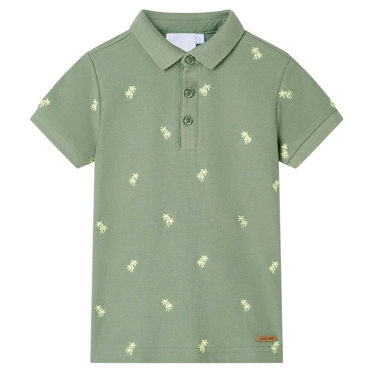 Kids'Polo Shirt Khaki Cotton 92 Kids Clothing Children's Wear Kids' Tops 92