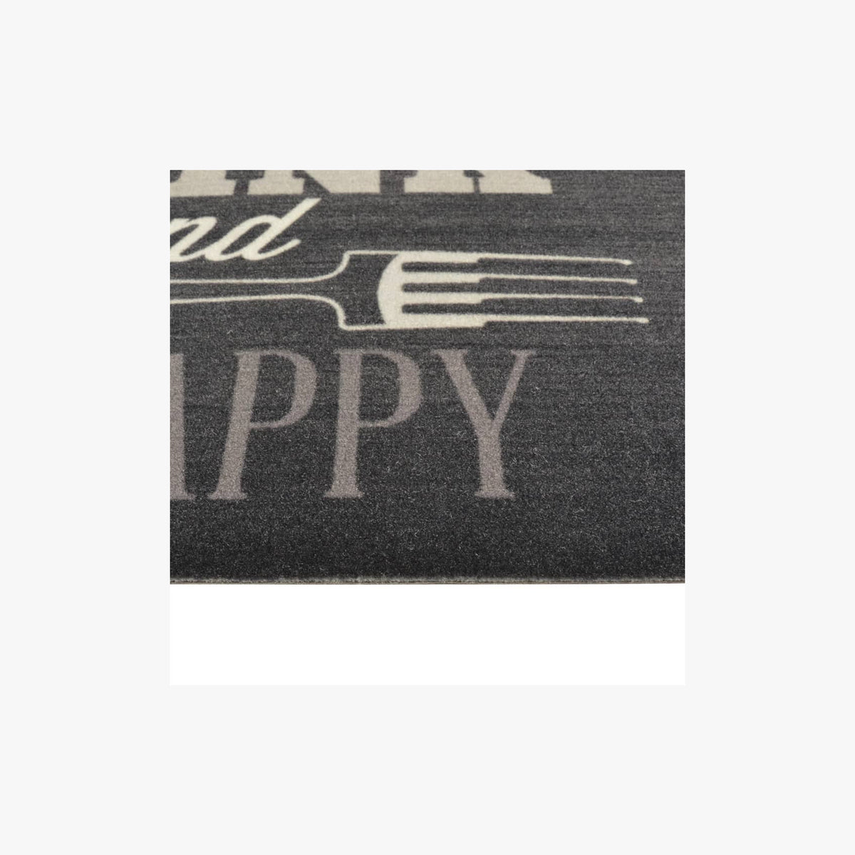 Rug Velvet (100% Polyamide) Black 180 x 60 x 0.5 cm Floor Mat Home Variant 3