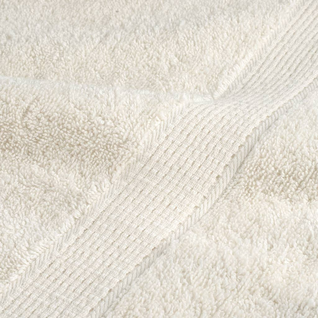 Towel Cotton Cream 50 x 30 cm Bathroom Bath Linen Home Towels 2 pcs Variant 2