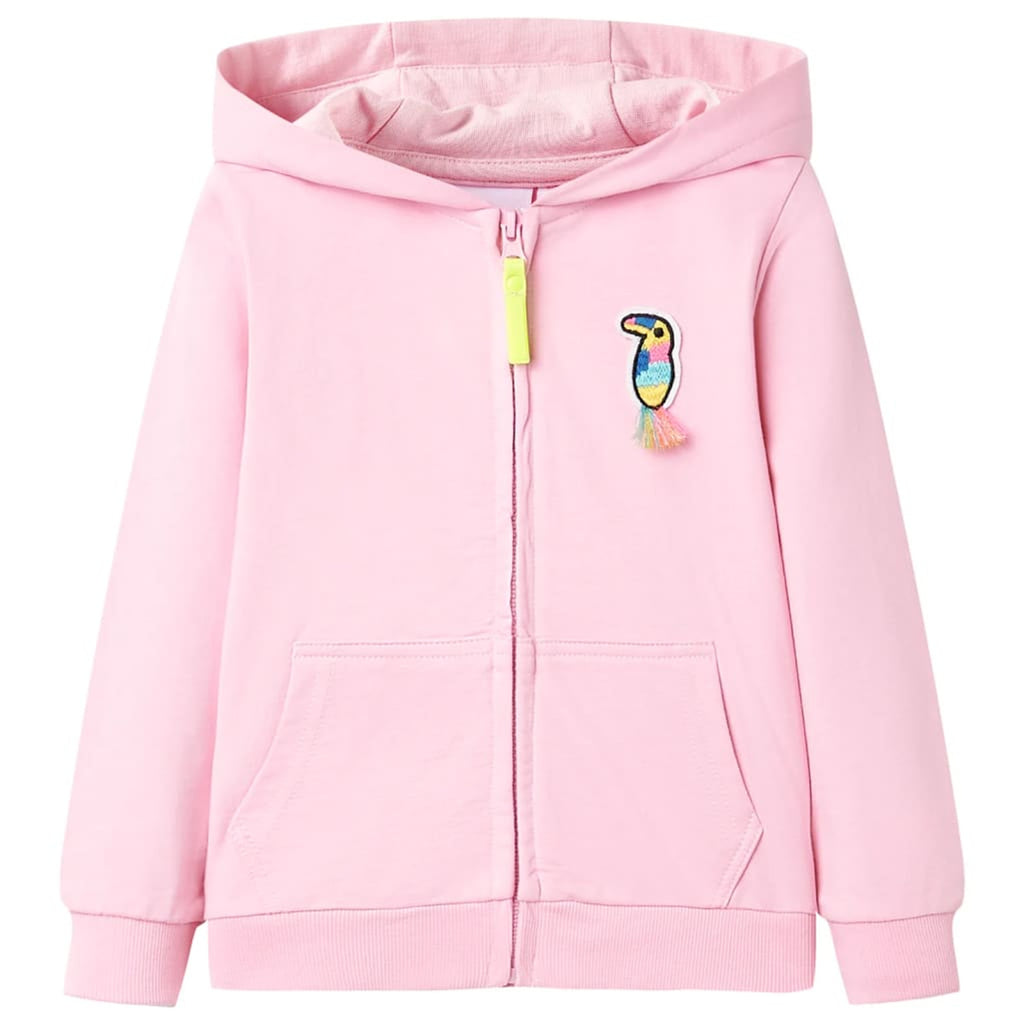 Sweatshirt Cotton Bright Pink 104 Kids Clothing Children's Top Kids Wear Zip
