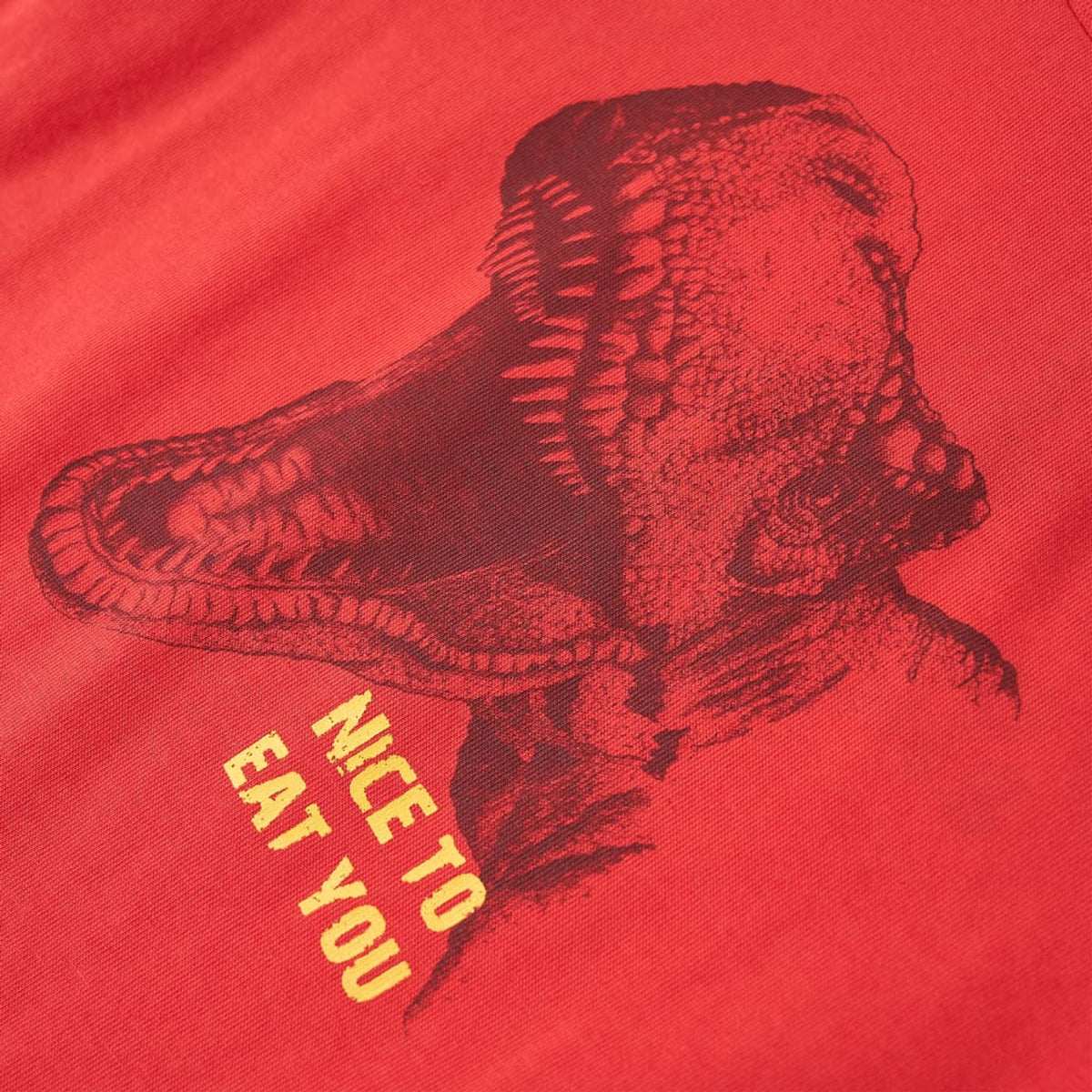 Kids T-Shirt Cotton Red 128 Children's Top Kids Clothing Kids Wear Kids' Tops