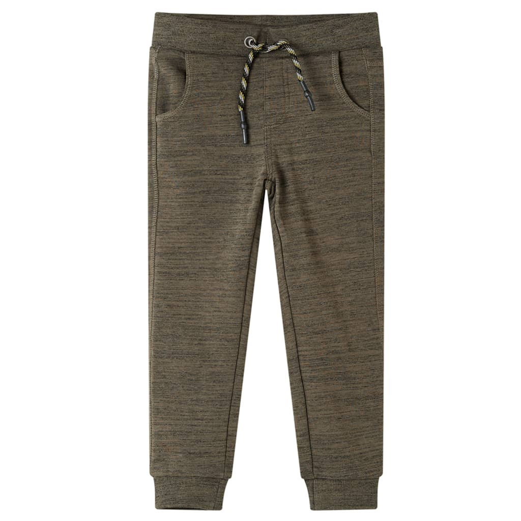 Kids'Sweatpants Dark Khaki Melange Cotton 92 Kids' Bottoms Kids' Bottom 92