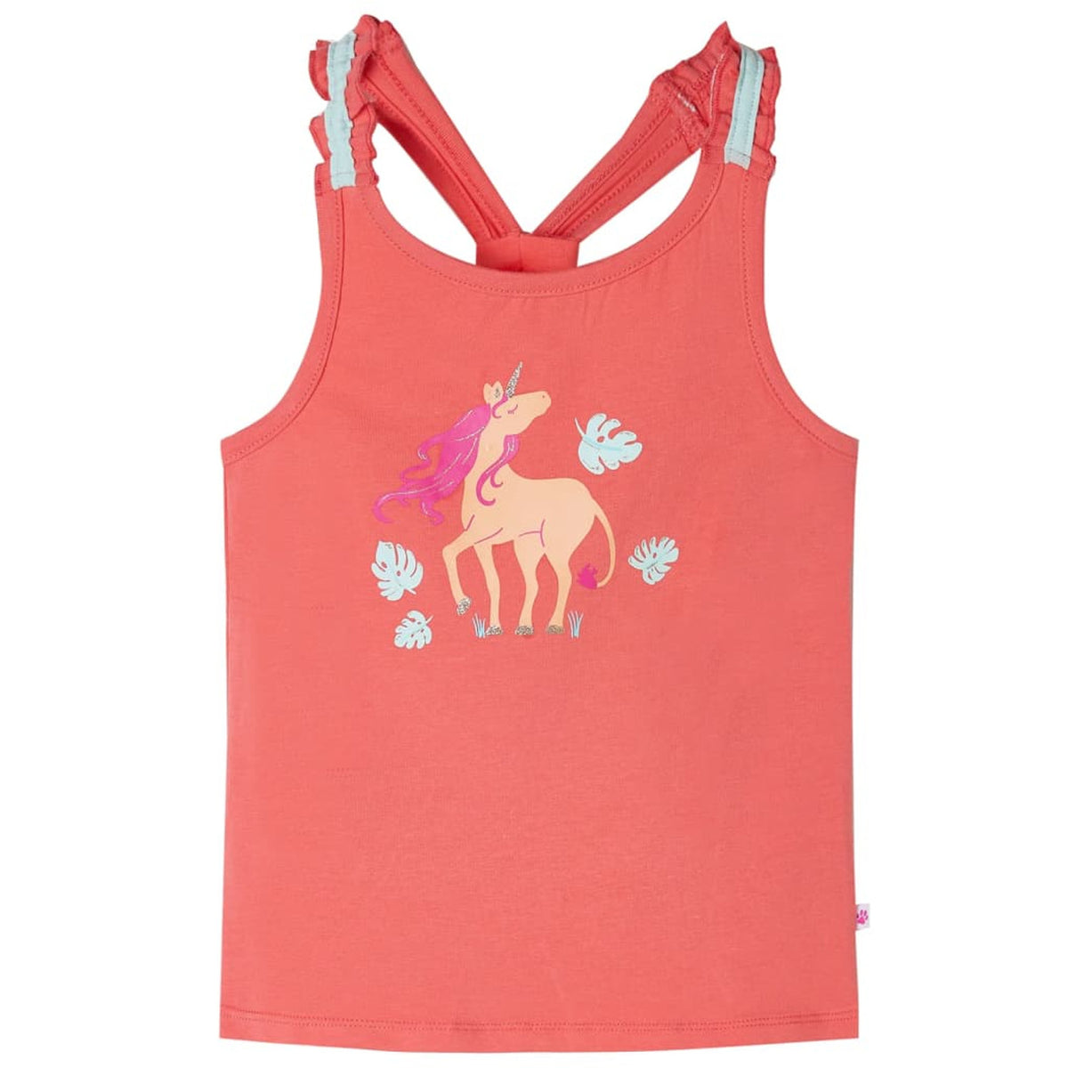 Kids'Tank Top Coral Cotton 128 Kids Clothing Children's Wear Kids Fashion 128
