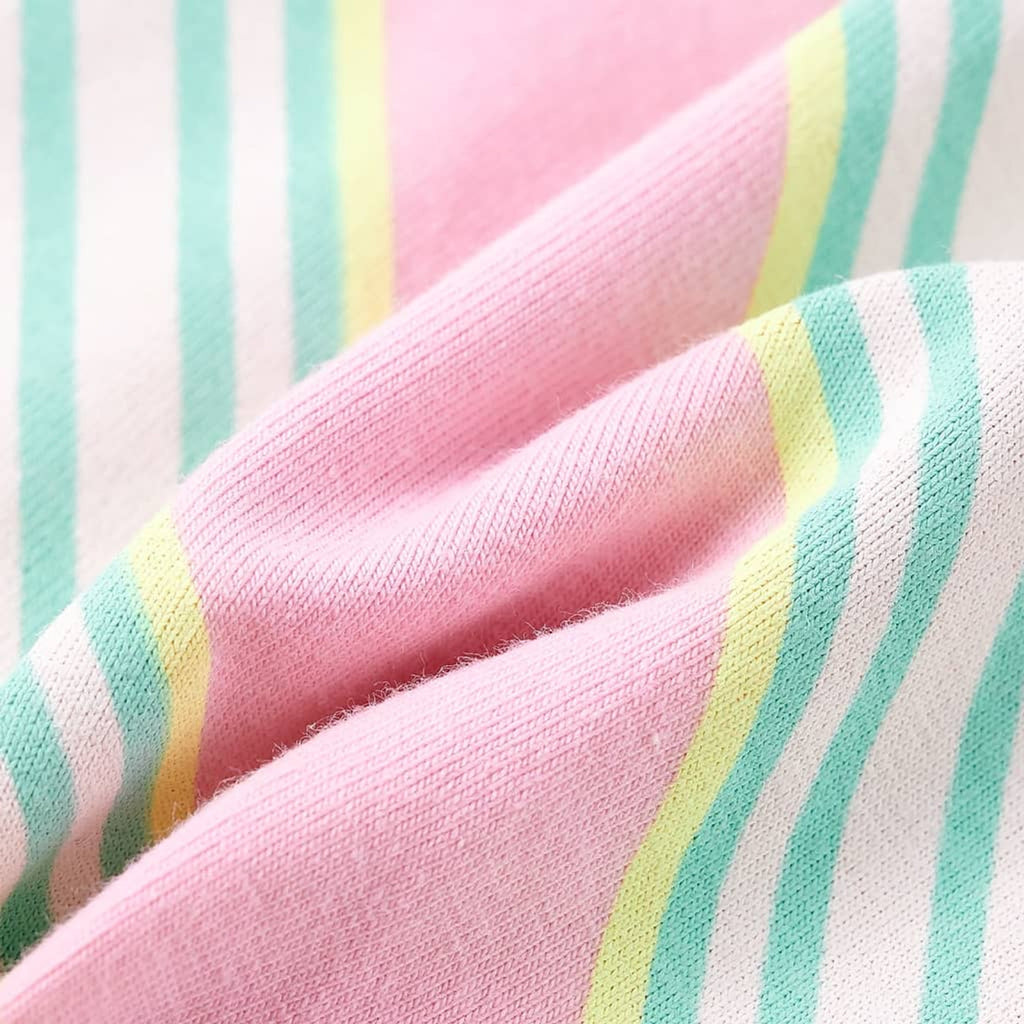 Dress Cotton Pink 104 Kids' Dresses Kids' Dresse Kids'Dress Drawstring 104
